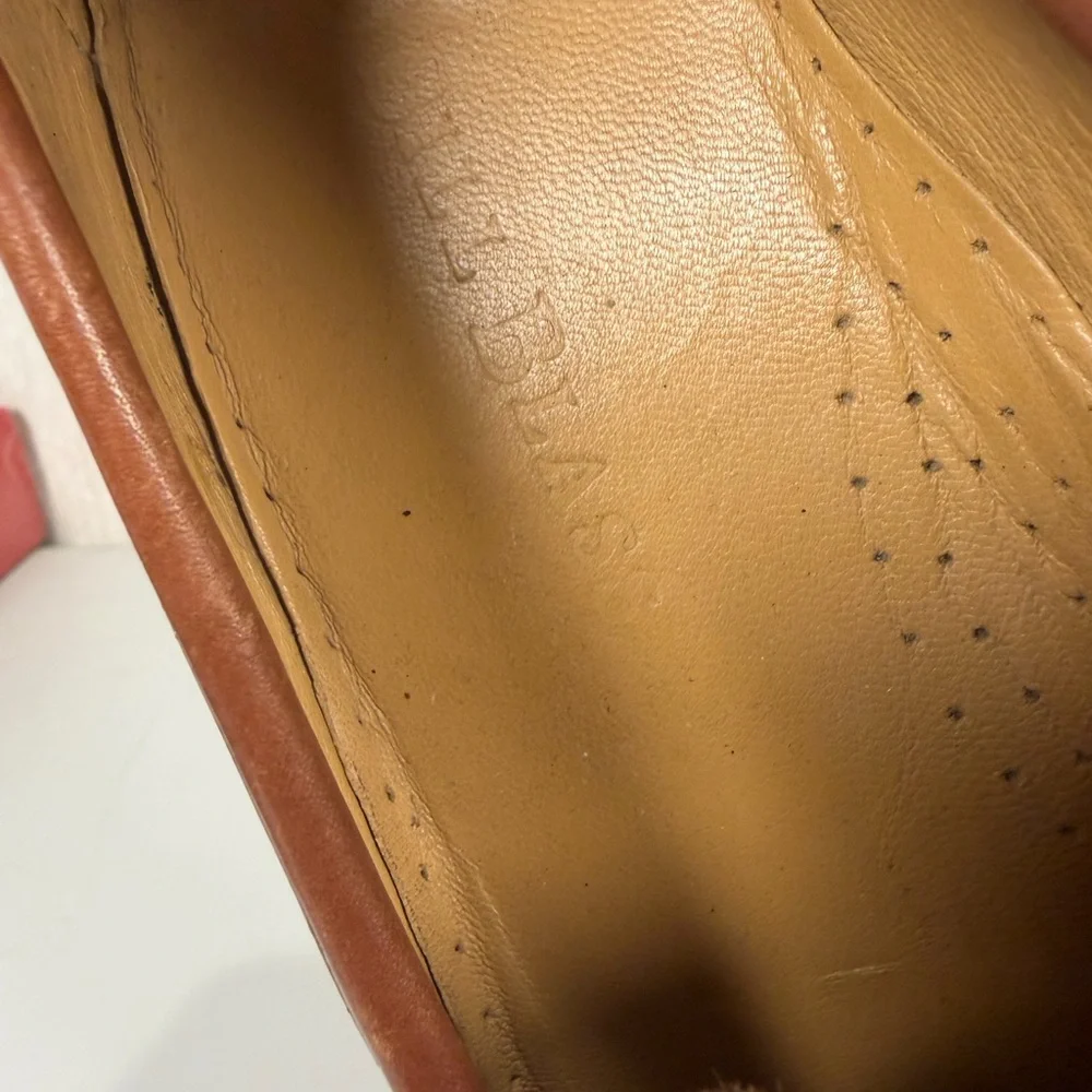 Bill Blass Men's Leather Loafers Brown‎ Size 12 D